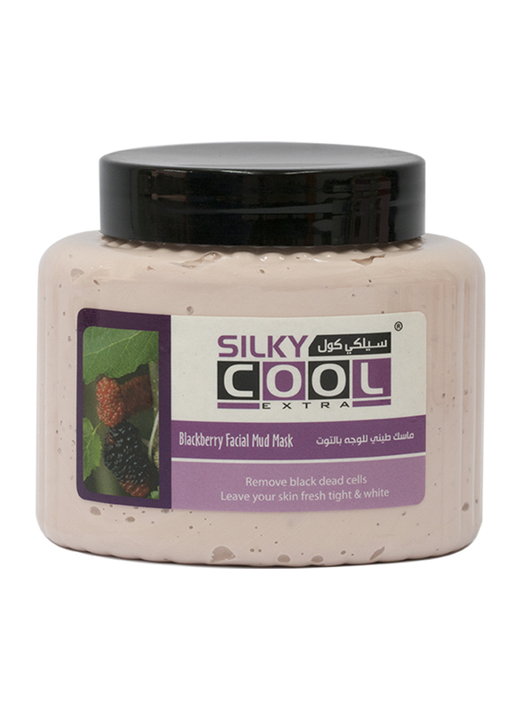 Silky Cool Blackberry Facial Mud Mask, 500ml