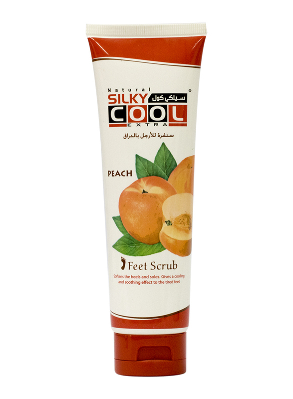 Silky Cool Extra Peach Feet Scrub Gel, 140ml