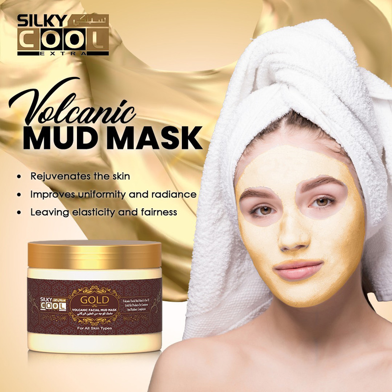 Silky Cool Luxury Facial Gold Kit, 7-Pieces