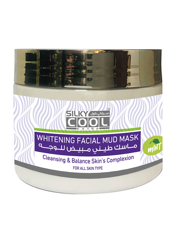 Silky Cool Whitening Facial Mud Mask Scrub Mint, 350ml