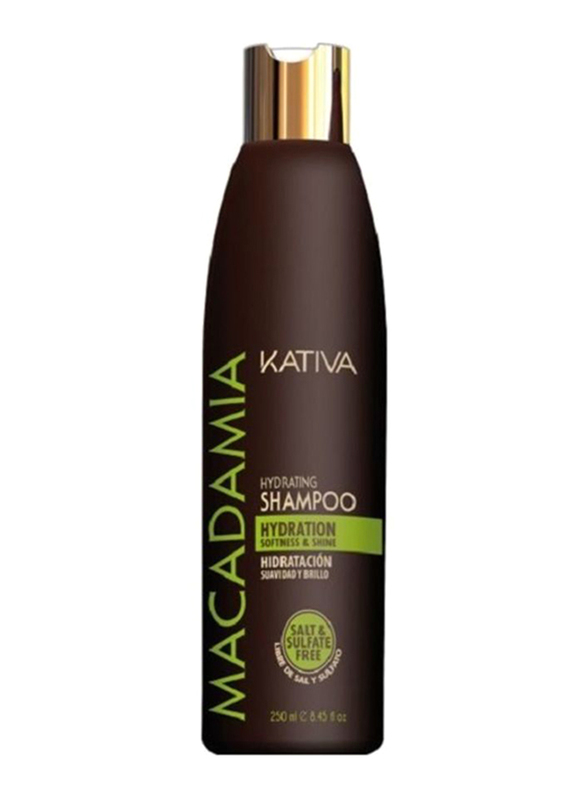 Kativa Macadamia Hydrating Shampoo for Dry Hair, 250ml