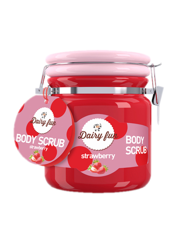 Delia Dairy Fun Strawberry Body Scrub, 300gm