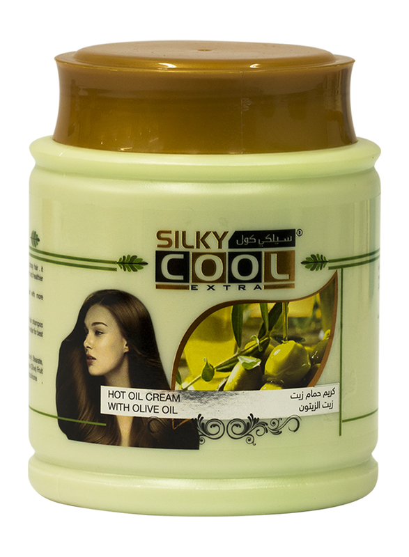 Silky Cool Olive Hot Oil Cream for All Hair Type, 1000ml