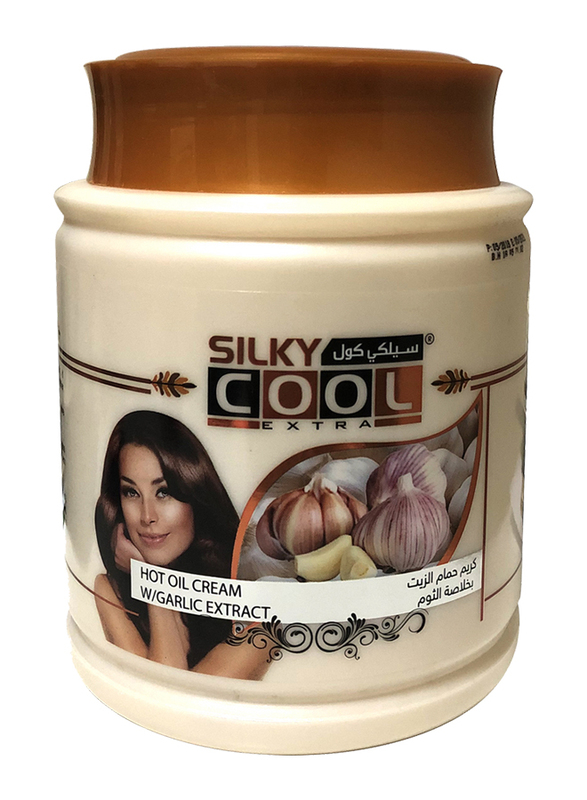Silky Cool Garlic Extract Hot Oil Cream for All Hair Type, 1000ml