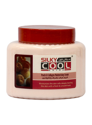 Silky Cool Peach & Collagen Moisturizing Cream, 500ml