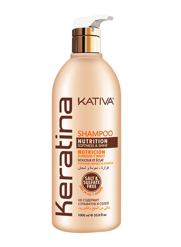 Kativa Keratina Shampoo for All Hair Types, 1000ml