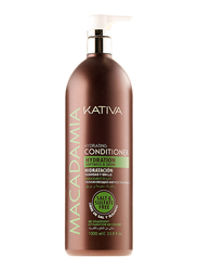 Kativa Macadamia Hydrating Conditioner for Dry Hair, 1000ml