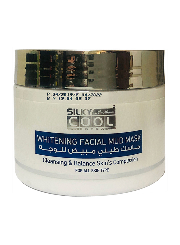 Silky Cool Whitening Facial Mud Mask, 350ml