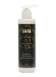 Silky Cool Gold Facial Cleanser, 250ml, Clear