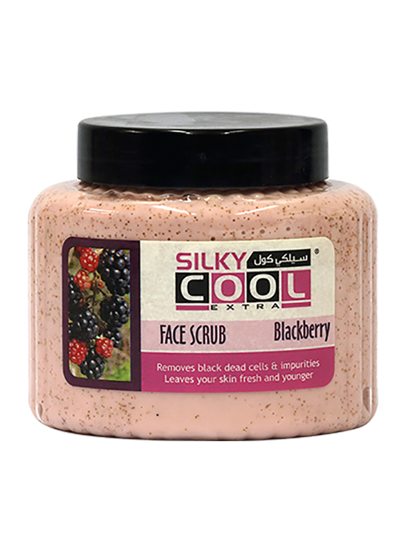 Silky Cool Blackberry Face & Body Scrub, 500ml