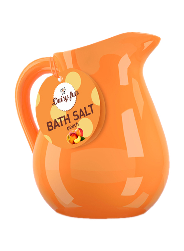 Delia Dairy Fun Peach Bath Salt, Orange, 500gm
