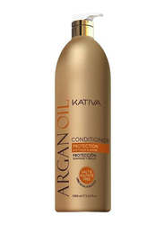 Kativa Argan Oil Conditioner for Curly Hair, 1000ml