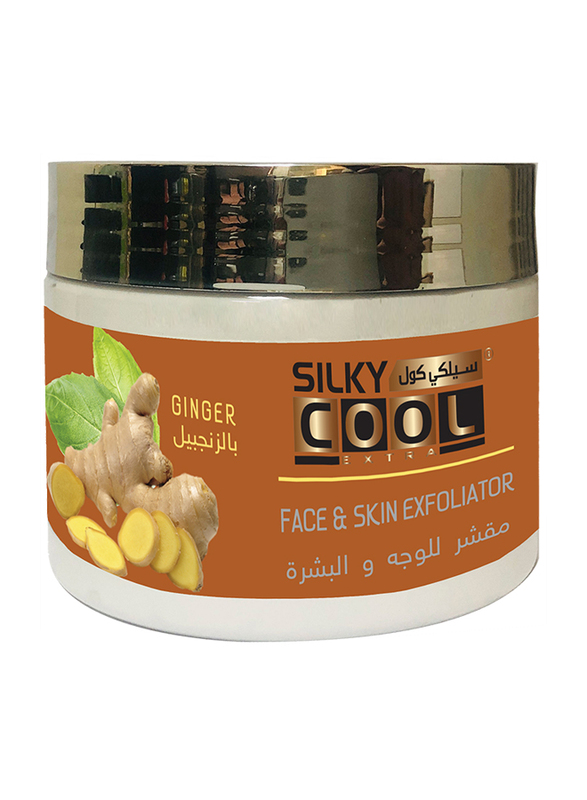Silky Cool Ginger Face and Skin Exfoliator, 350ml