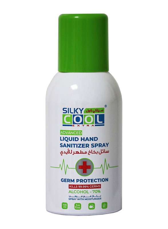 Silky Cool Liquid Hand Sanitizer Spray, 100ml