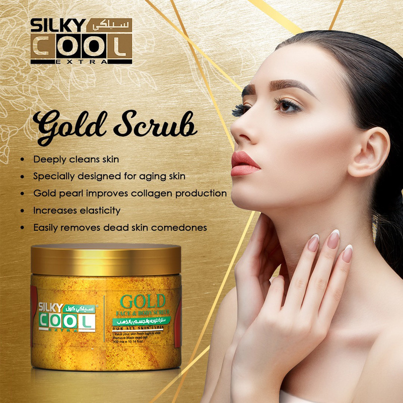 Silky Cool Luxury Facial Gold Kit, 7-Pieces