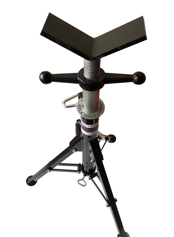 Dishaa V Head Pipe Folding with Support Stand, DMT-99, Black
