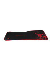 Meetion P100 Large Extended Gaming Mouse Mat, Red/Black