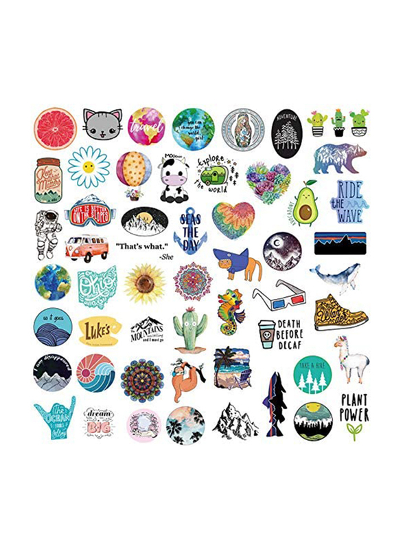 Meetion Graffiti Hand Account Stickers Set, 53 Pieces