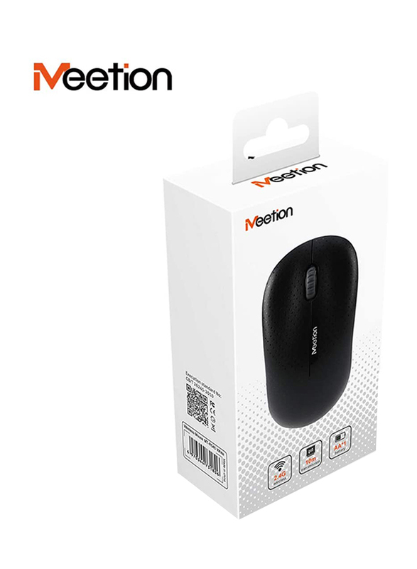 Meetion R545 Wireless Optical Mouse, Black
