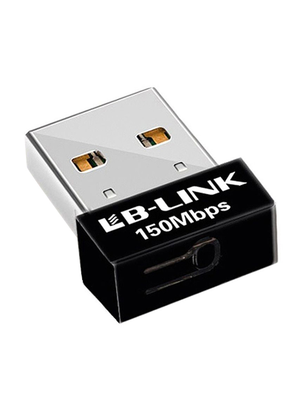 Lb-Link BL-WN151 150Mbps Mini Wi-Fi LAN USB Adapter, Black