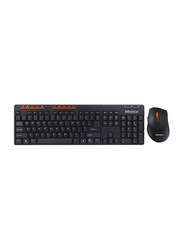 Meetion 4100 Wireless English Keyboard and Mouse, Black