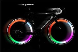 Bicycle Bike Cycling Wheel Spoke Tire Tyre Rainbow LED Lamp Light, White