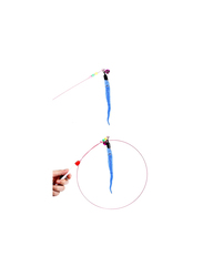 غولدن روز عصا لعبة القط التفاعلية القابلة للسحب مع لعبة كاتربيلر, ألوان متعددة