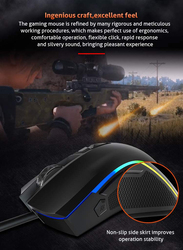 Meetion G3330 Hera High Speed Tracking Optical Gaming Mouse, Black