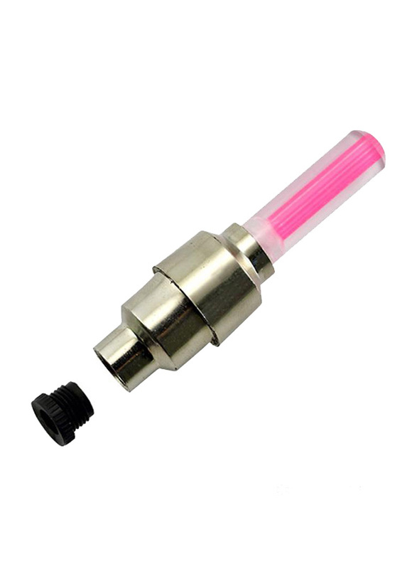 Bicycle Tire Light Hot Fluorescent Wheel LED Lamp Light, Pink