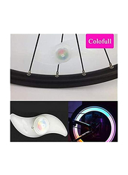 Bicycle Bike Wheel Lights Waterproof Bright Lamps Light Strip, 6 Pieces, Multicolor