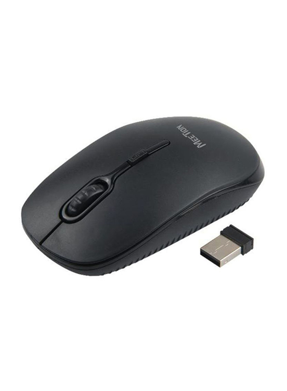 Meetion R547 USB Wireless Optical Mouse, Black