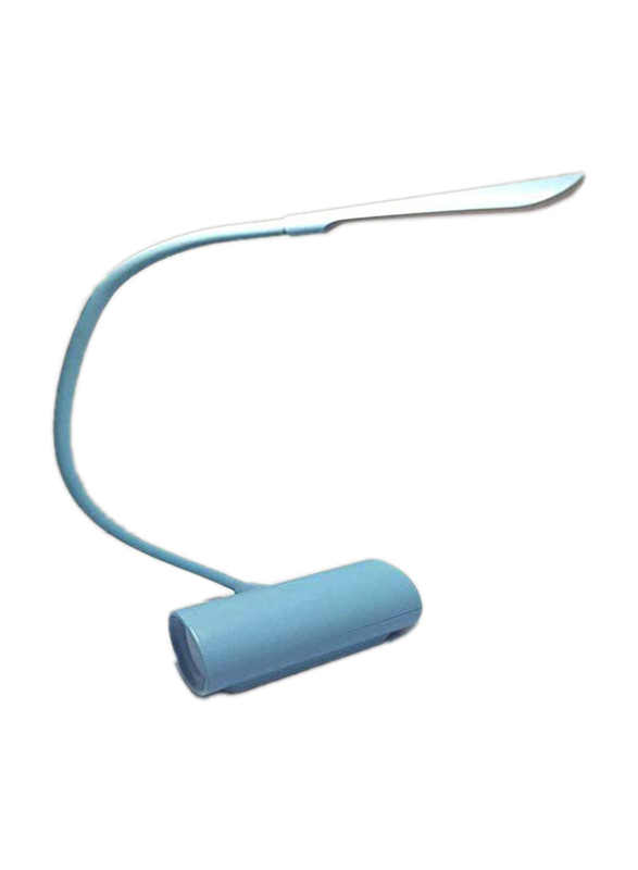 Long Arm Bendable LED Table Lamp, Blue
