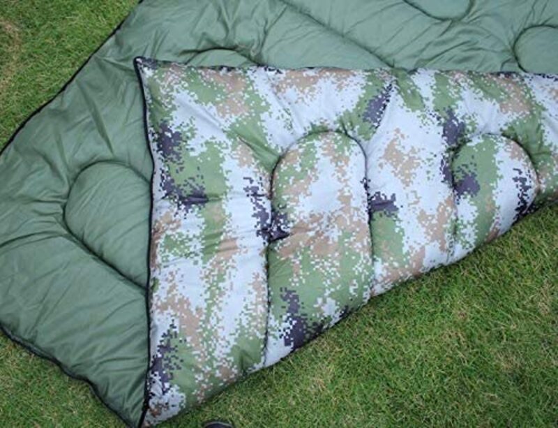 Digital Envelope Portable Outdoor Camping Equipment Sleeping Bag, ZJM-YD0019C, Camouflage Green, Single