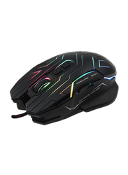 Meetion GM22 Dazzling Optical Gaming Mouse, Black