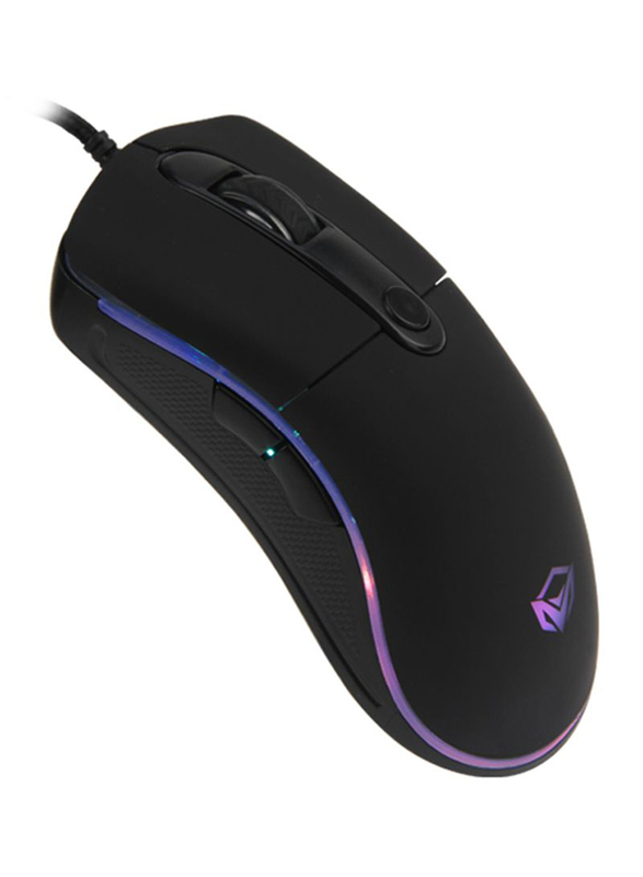 Meetion GM20 RGB Chromatic Optical Gaming Mouse, Black