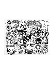 Mixed Cartoon Waterproof Sticker for Laptop, Car, Phone, Luggage Bike Stylin, 50 Pieces, Ages 1+
