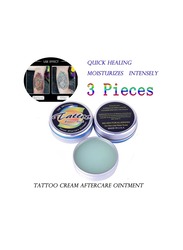 3-Pieces Strong Rack Tattoo Aftercare Ointment,Healing Protection Balm Cream,Tattoo Aftercare Ointment