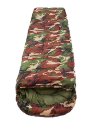 Envelope Style High Quality Cotton Outdoor Hiking Hunting Camping Sleeping Bag, Camouflage, Single