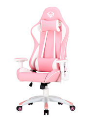 Meetion CHR16 Imitation Leather Adjustable Handrail Gaming Chair, Pink