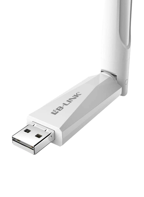 Lb-Link AC650 High Gain Wireless Dual Band USB Adapter, BL-WDN650A, Off White