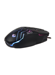 Meetion GM22 Dazzling Optical Gaming Mouse, Black