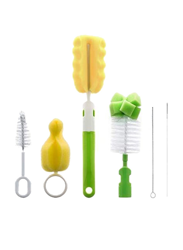 

Generic 6-in-1 Bottle Cleaner Brush Set, 6 Pieces, Multicolor