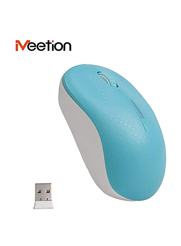 Meetion R545 Wireless Optical Mouse, Blue