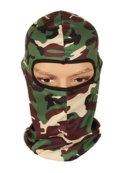 Cycling Sports Mask Polyester Bandana Headwear, Green Military Camouflage, One Size