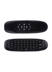 C120 2.4GHz Mini Wireless Air Mouse Keyboard with Remote Control, Black