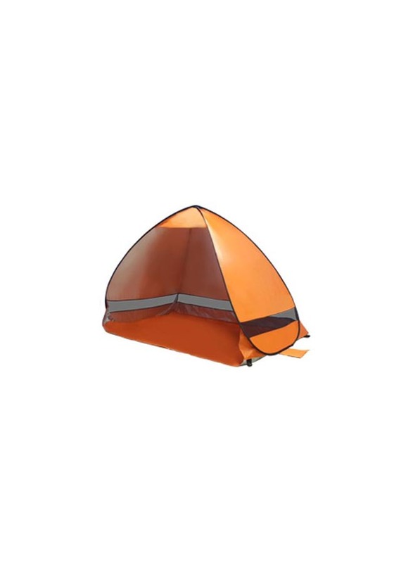 Golden Rose 2-3 Person Pop Up Portable Beach Tent, Orange