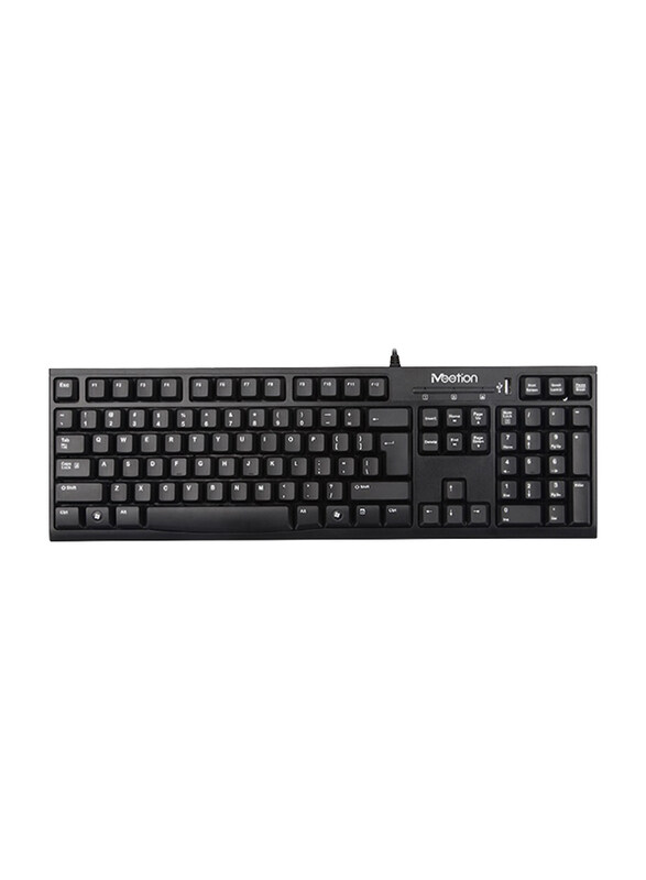 

Meetion K815 Wired English Keyboard with Hub, Black