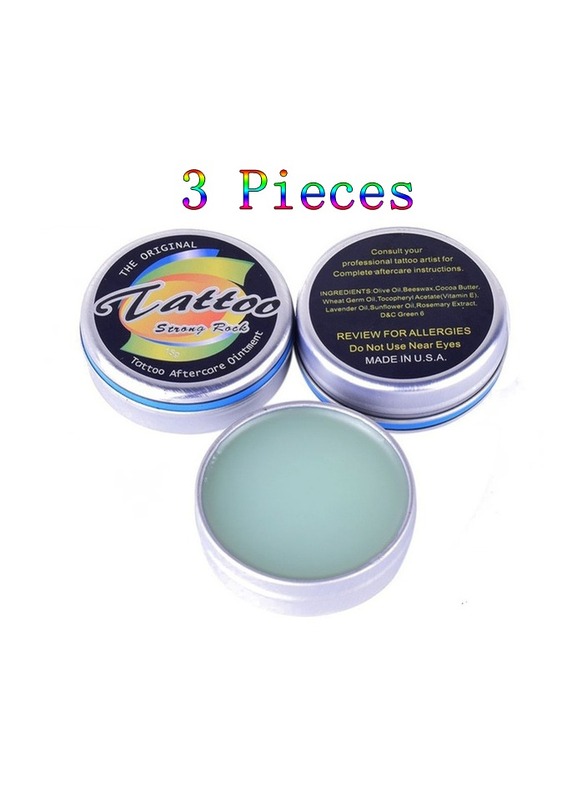 3-Pieces Strong Rack Tattoo Aftercare Ointment,Healing Protection Balm Cream,Tattoo Aftercare Ointment
