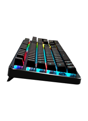 Meetion MK007 LED Mechanical Wired Gaming English Keyboard, Black