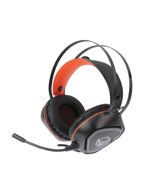 Meetion MTHP-020 USB Wired Over-Ear Noise Cancelling Gaming Headset with Mic, Black